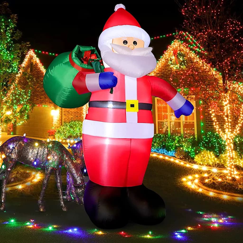 Père Noël gonflable 245 cm