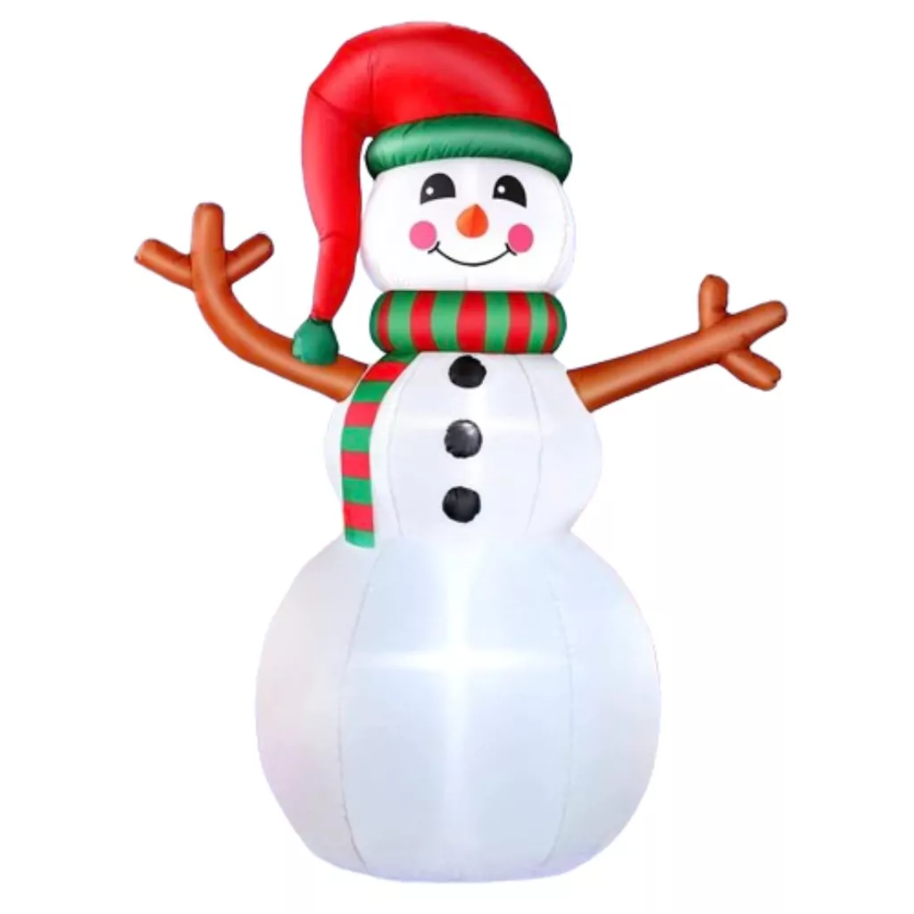 Bonhomme de neige gonflable 215 cm