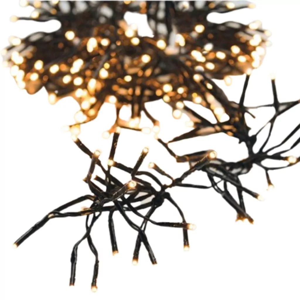 Guirlande 1000 LED blanc chaud 20m