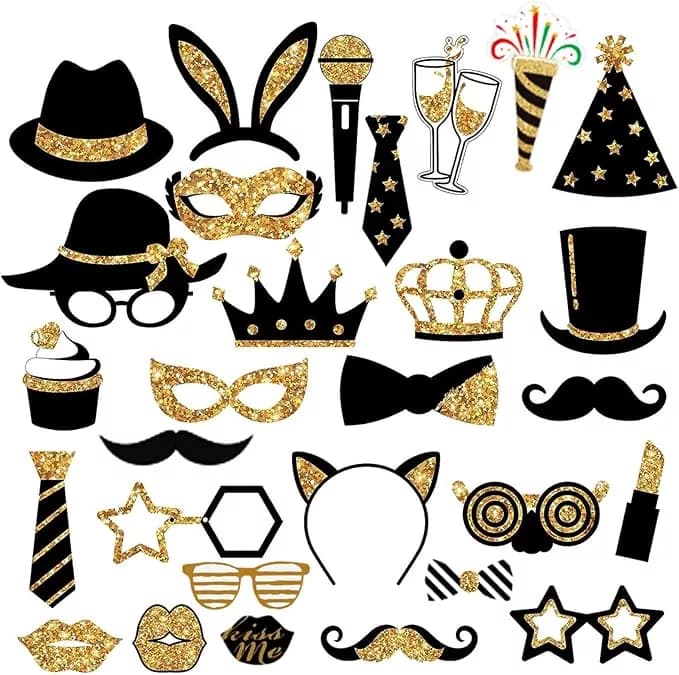 Kit accessoires Photobooth Chic & Glamour