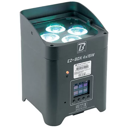 Projecteur couleur LED 4x15w | Batterie