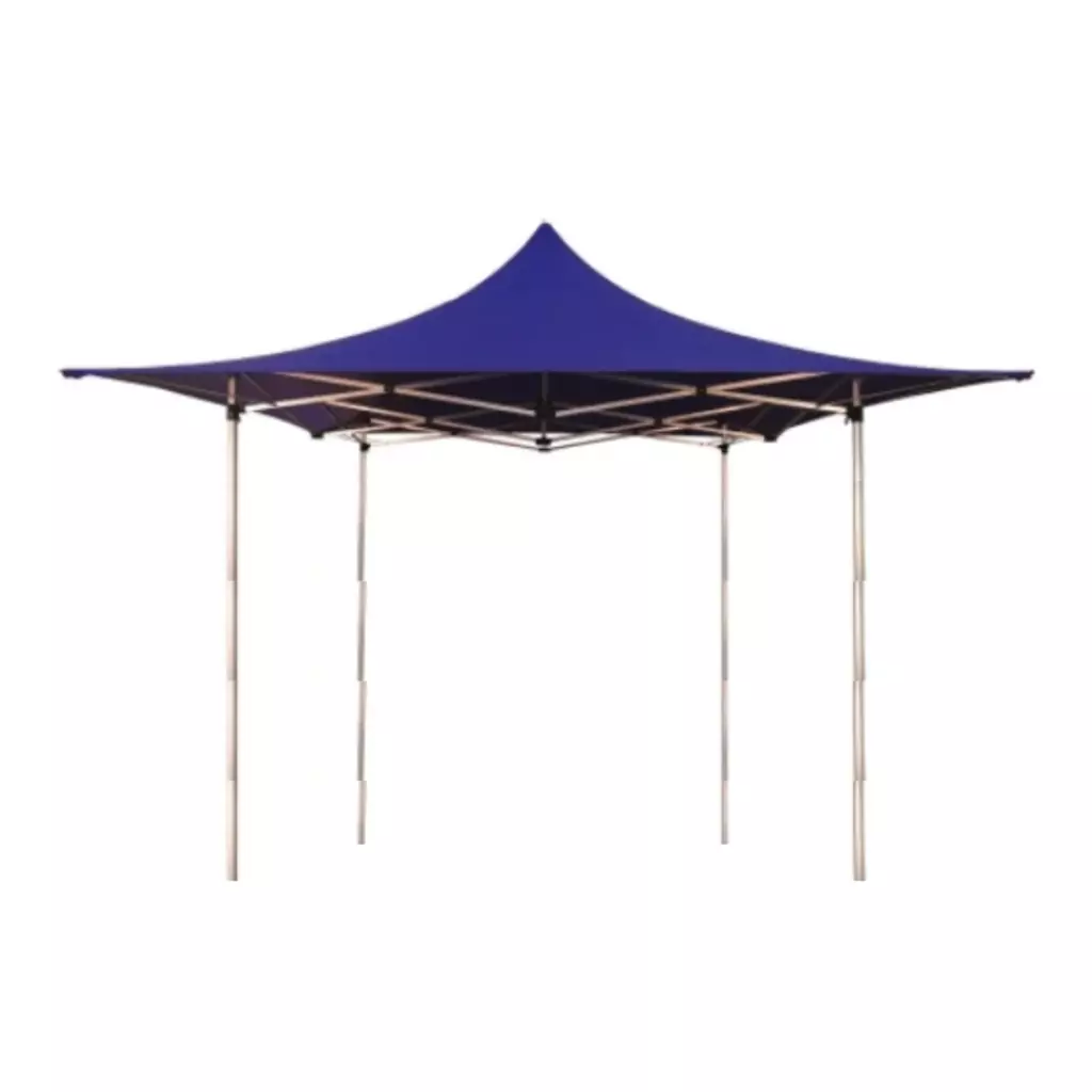 Barnum pliant parasol 4x4m H 2.1m BLEU | Bâche M2 380g/m²