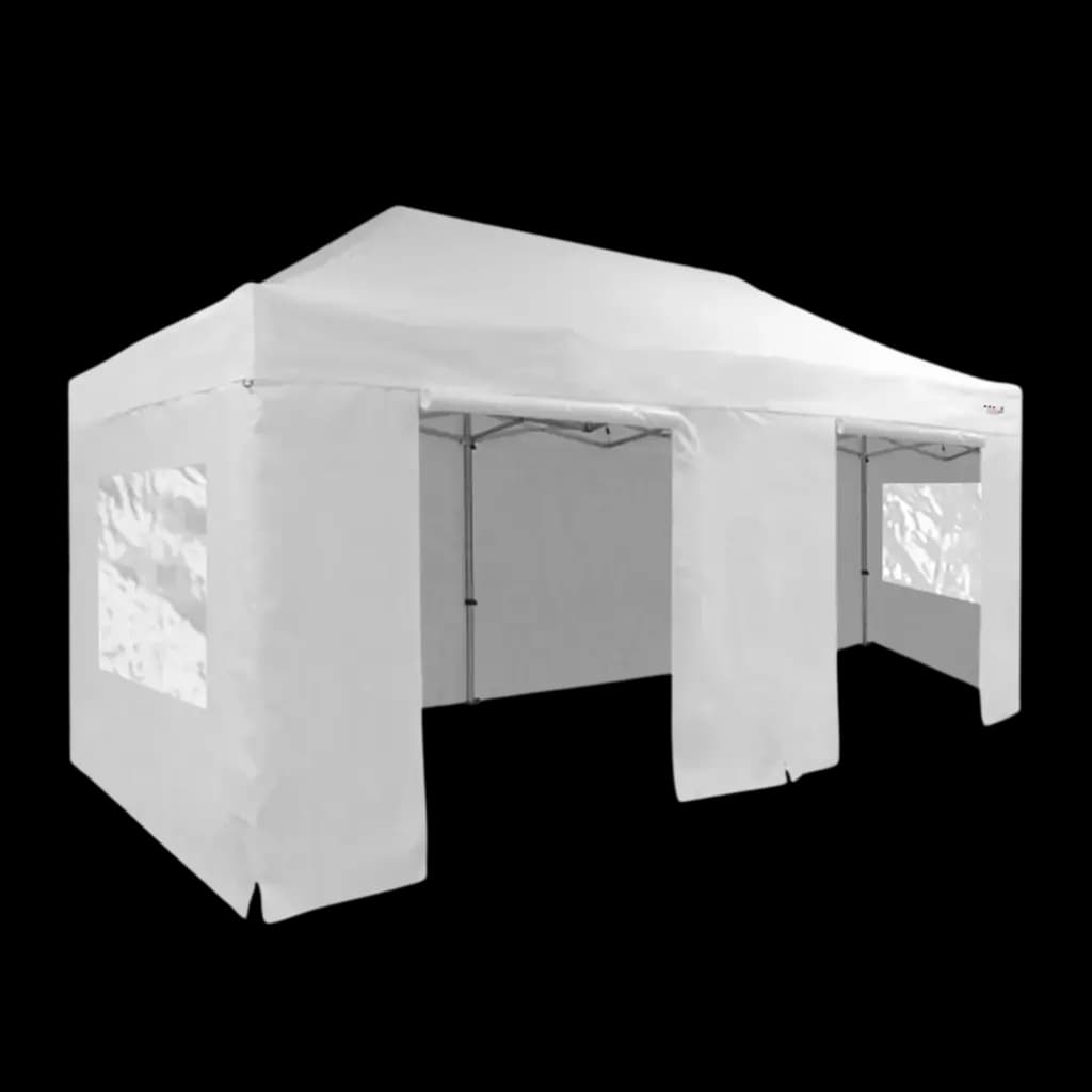 Barnum pliant 4x8m H 2.1m | Bâche M2 550g/m² | Côtés inclus