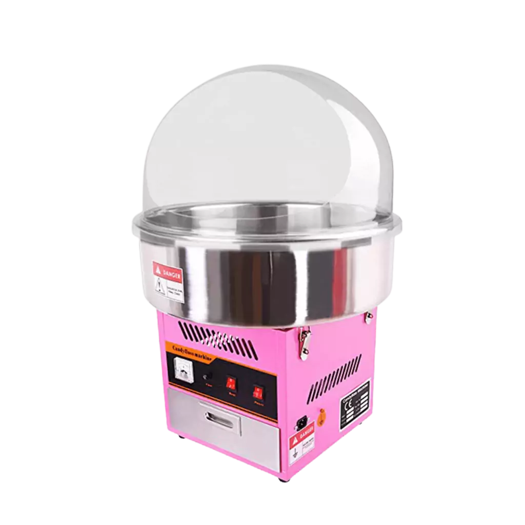Machine à barbe à papa avec bulle