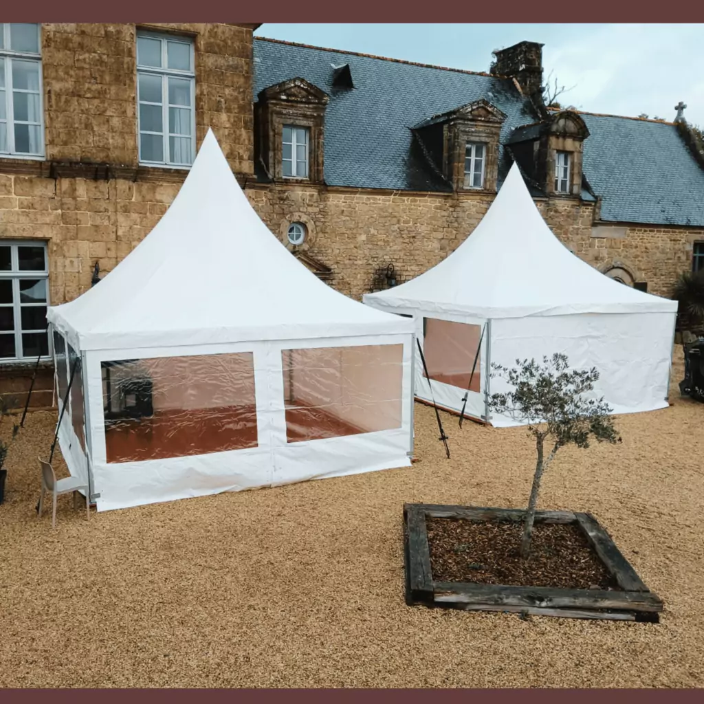 Pagode 5x5m H 2,2m | Bâche M2 680g
