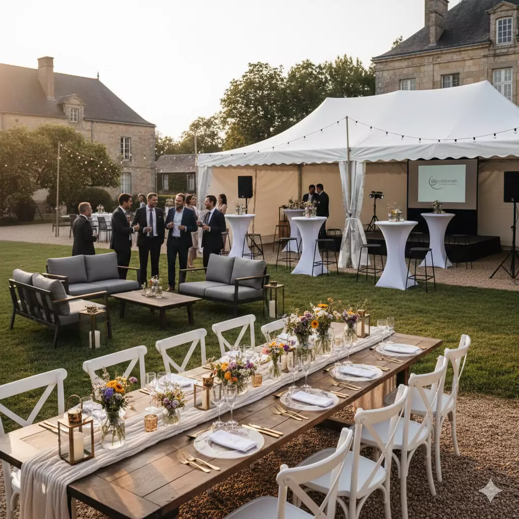 Mobilier événementiel à Rennes
