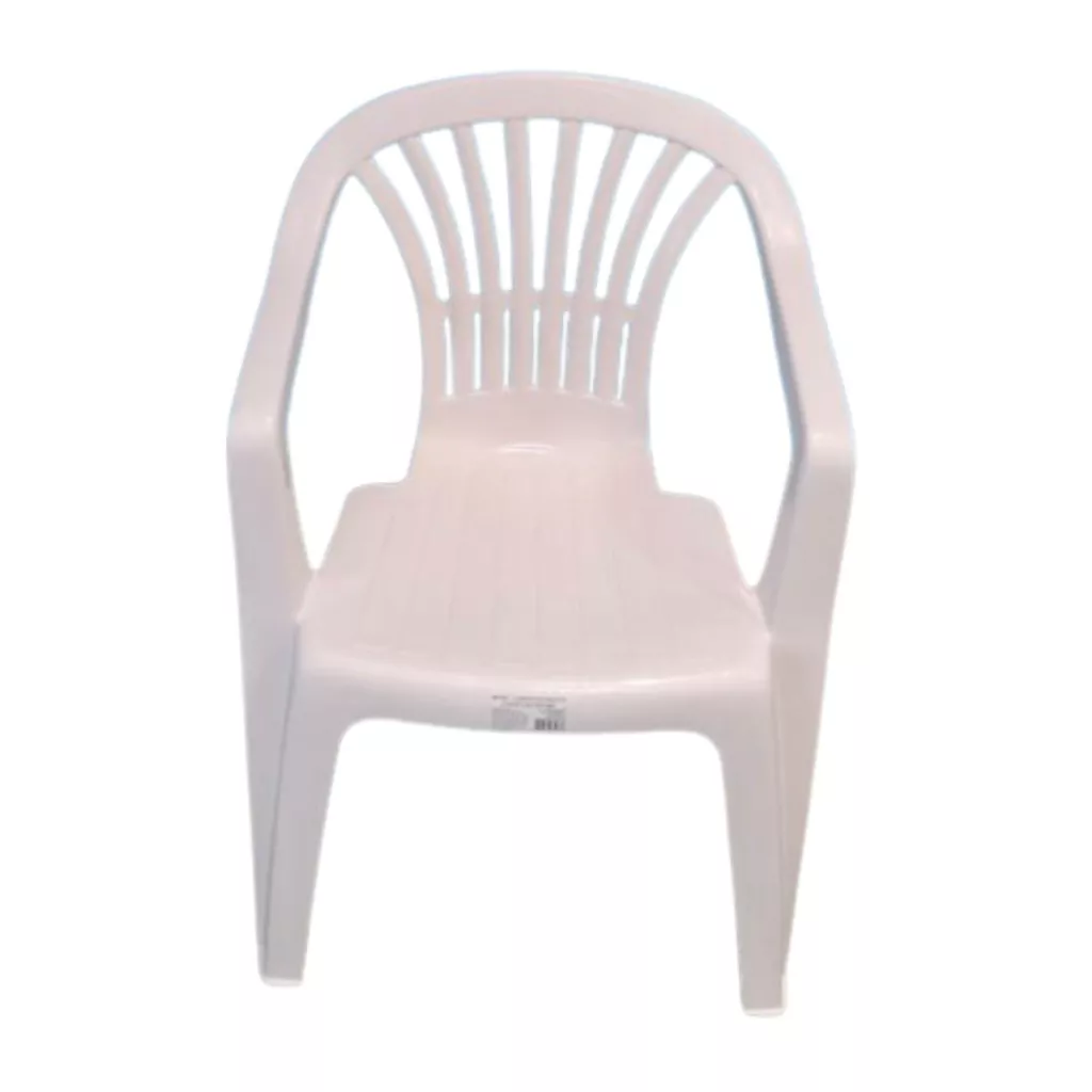Chaise plastique Blanche avec accoudoirs Chaise plastique Blanche avec accoudoirs