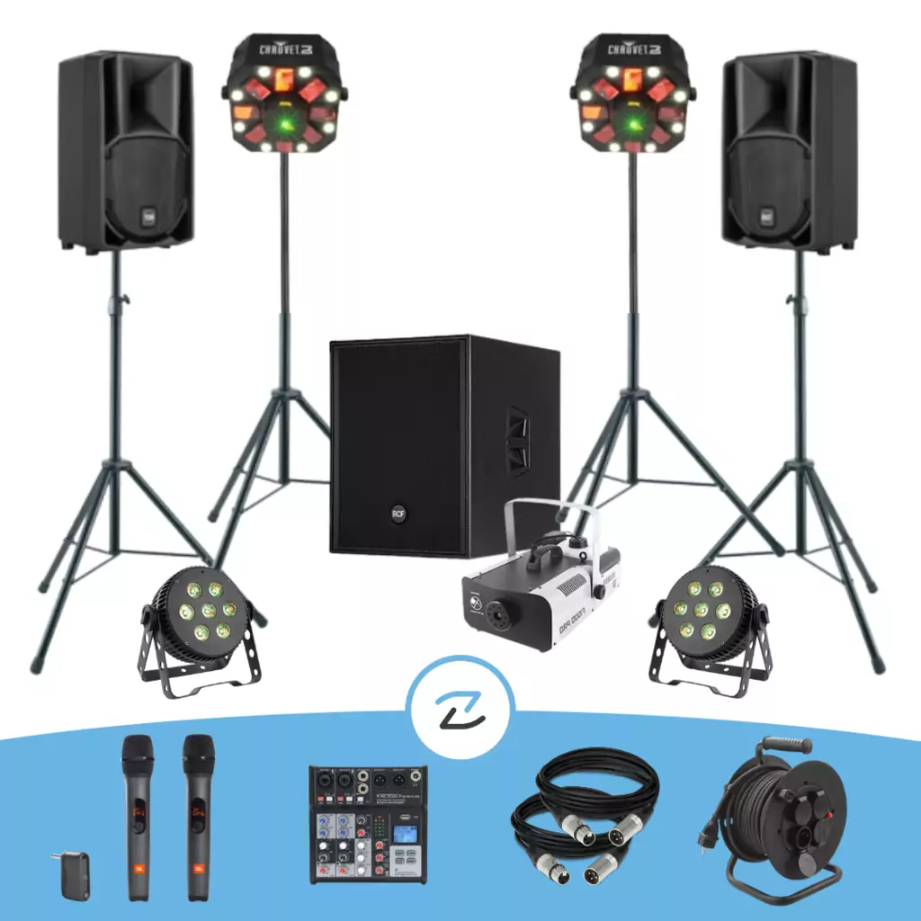PACK FESTIF son & lumière 80 personnes -20% PACK FESTIF son & lumière 80 personnes -20%