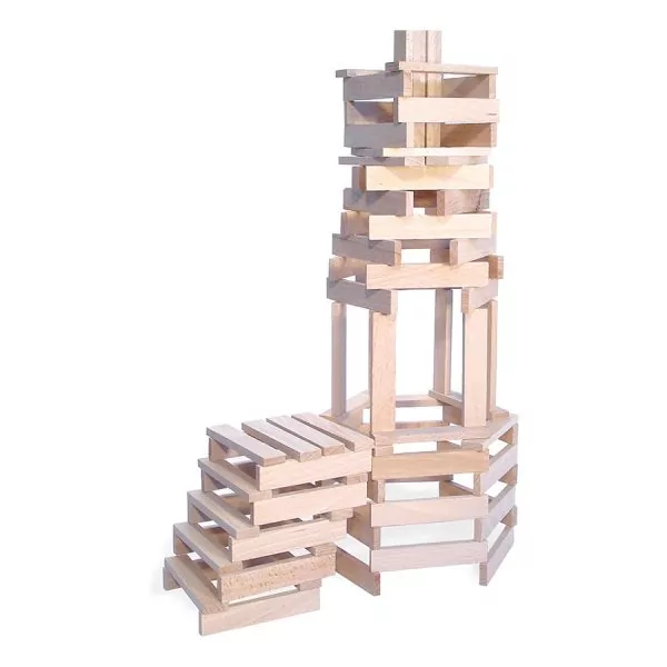 Jeu en bois : 200 briquettes Jeu en bois : 200 briquettes