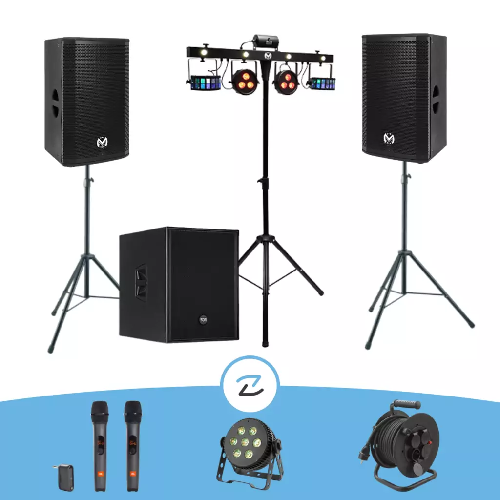 PACK AMBIANCE son & lumière 60 personnes -25% PACK AMBIANCE son & lumière 60 personnes -25%