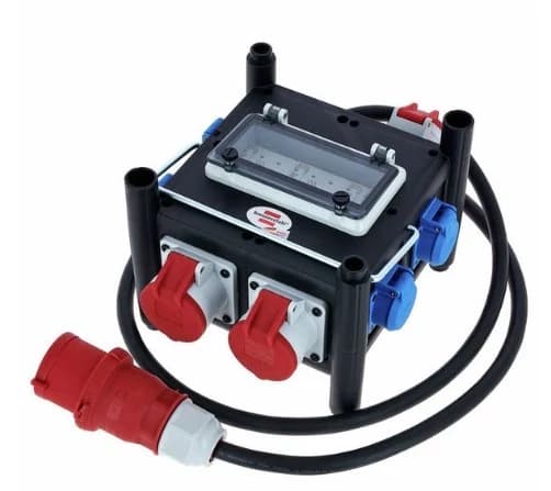 Coffret électrique Triphasé BRENNENSTUHL - 3 prises 32/16A + 4 prises 16A Coffret électrique Triphasé BRENNENSTUHL - 3 prises 32/16A + 4 prises 16A